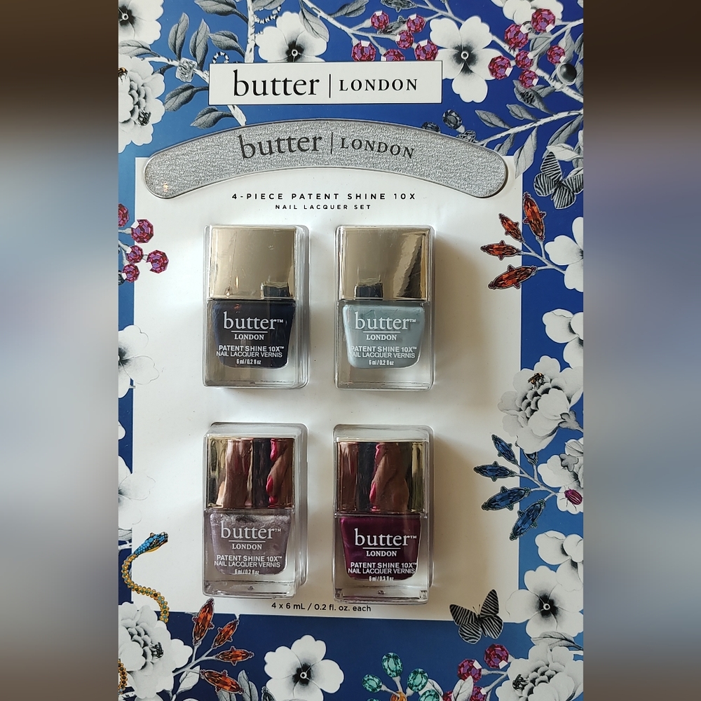 butter London 4-Piexe Patent Shine 10X Nail Lacquer Set